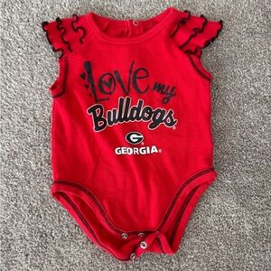 Georgia Bulldogs Baby Girl Infant Onsie